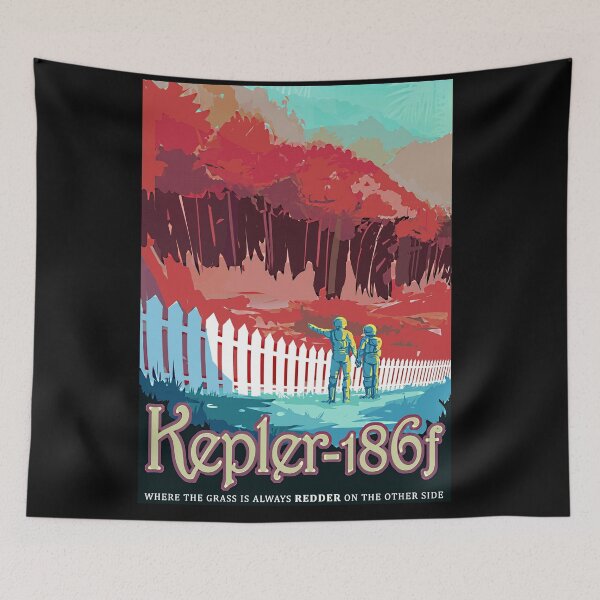 Item preview, Kepler 186f - Space Travel designed and sold by Culturio.