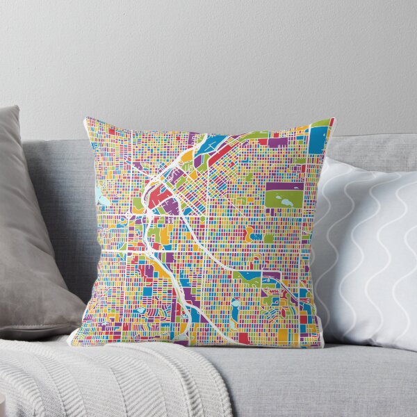 Item preview, Denver Colorado Street Map designed and sold by ArtPrints.