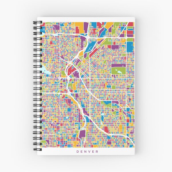 Item preview, Denver Colorado Street Map designed and sold by ArtPrints.