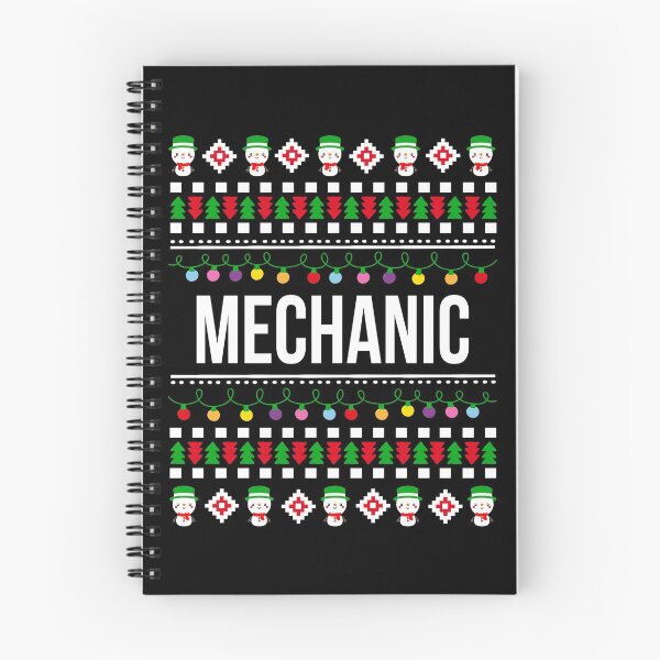 Aperçu de l'œuvre Mechanic Christmas funny gift ugly happy holidays christmas gift idea for Mechanic xmas present Merry christmas créée et vendue par LoveEveryWear.