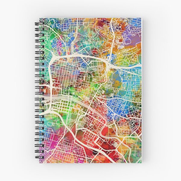 Item preview, Glasgow Street Map designed and sold by ArtPrints.