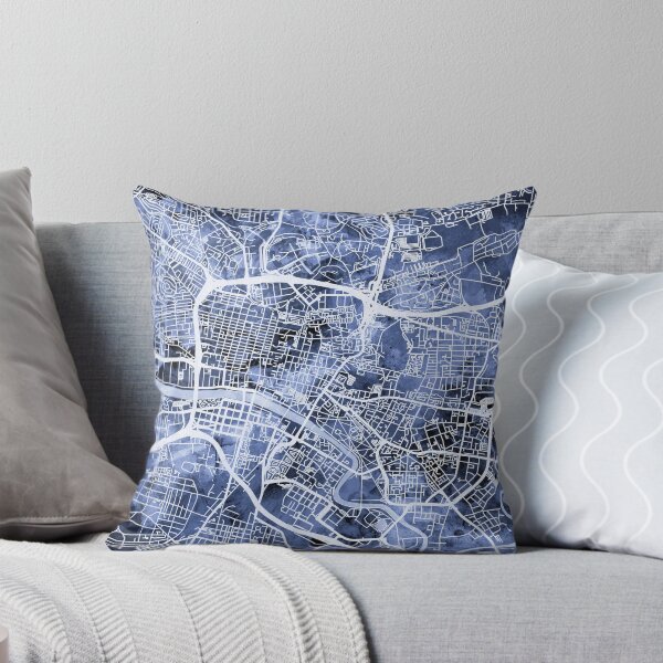 Item preview, Glasgow Street Map designed and sold by ArtPrints.