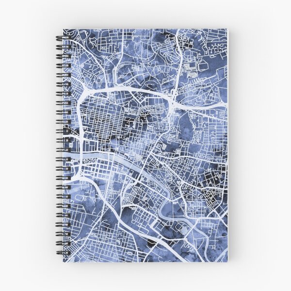 Item preview, Mapa de Glasgow Street designed and sold by ArtPrints.