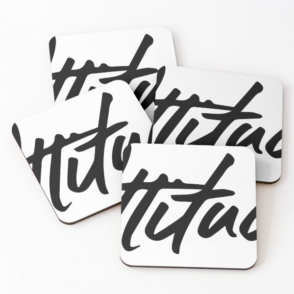 Item preview, Attitude handwritten t-shirt  designed and sold by KARTICK DUTTA.