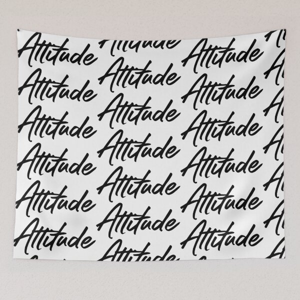 Item preview, Attitude handwritten t-shirt  designed and sold by KARTICK DUTTA.