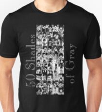 50 Shades of Gray Fullbuster - grey txt Unisex T-Shirt