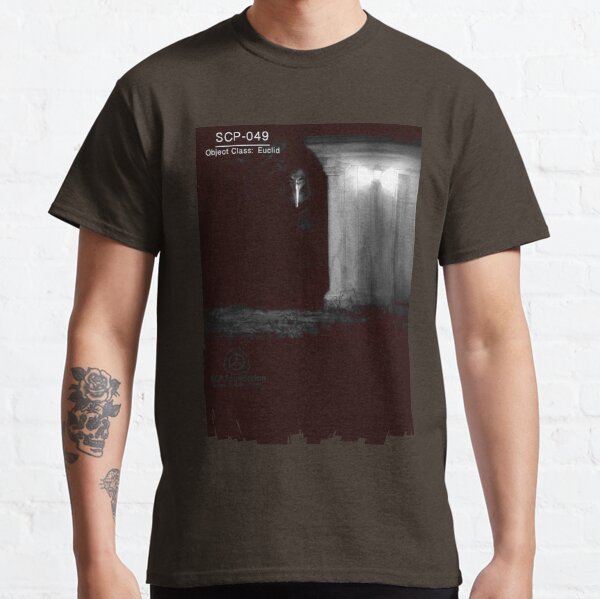 Scp 049 T Shirts Redbubble - comix classic scp 096 demonstration roblox