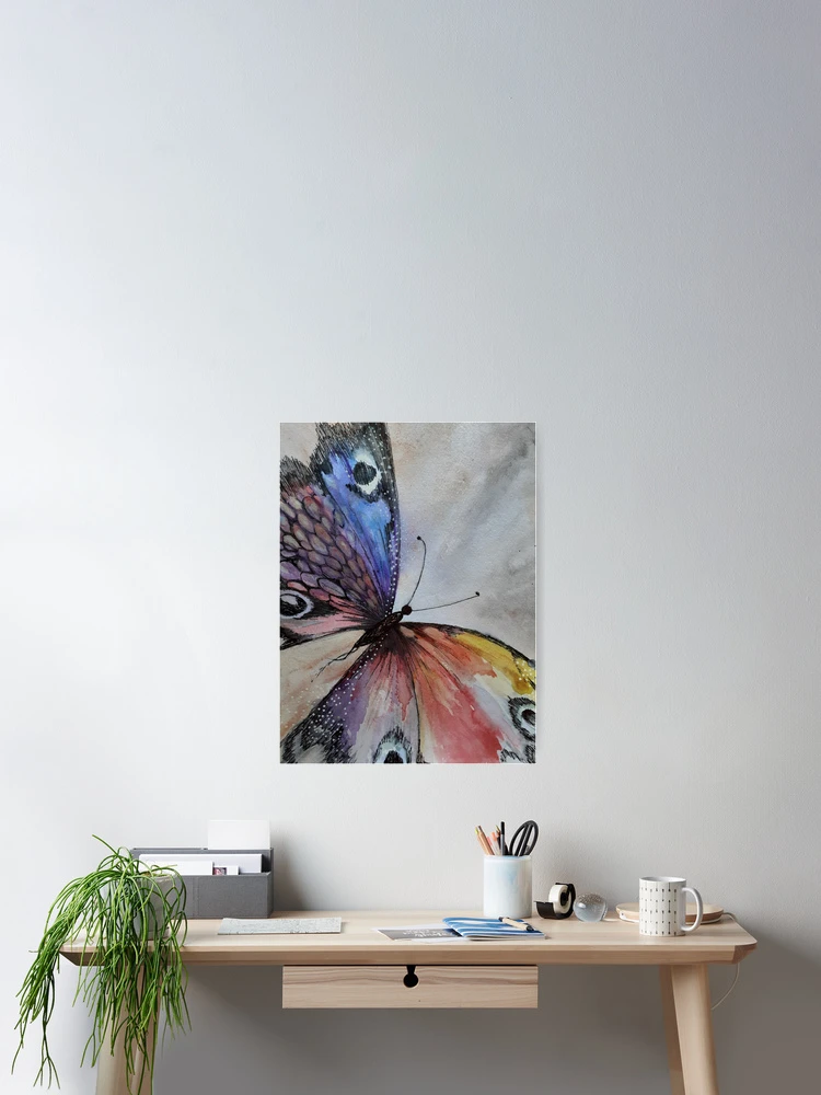 Thumbnail 2 of 3, Poster, Abstract Butterfly designed and sold by Adele Buys.