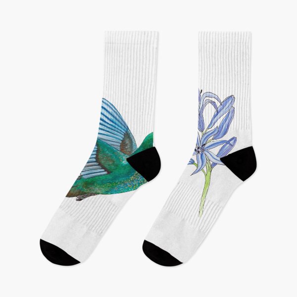 Item preview, Hummingbird Drinking from Flowers designed and sold by Kelly Frohnauer.