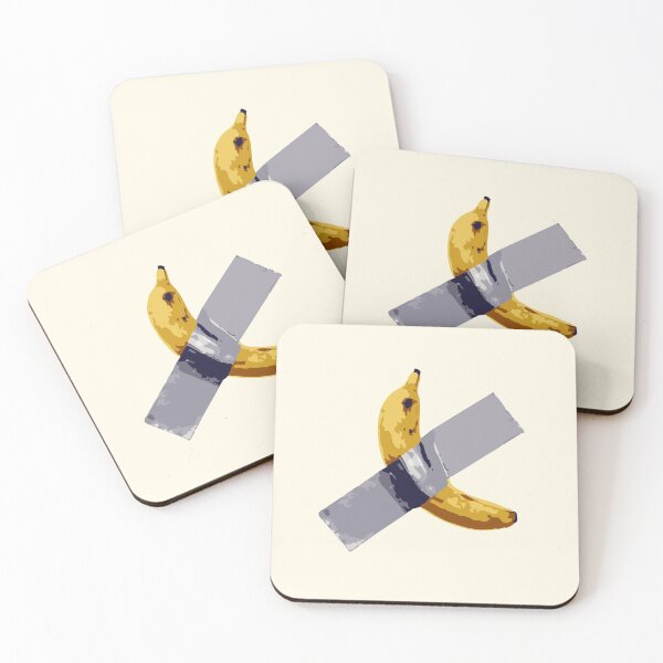 Item preview, Banana Art - Modern Art Duct Tape Banana (STICKERS SHIRTS AND WALL ART) designed and sold by breh-art.