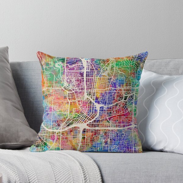 Item preview, Atlanta Georgia City Map designed and sold by ArtPrints.