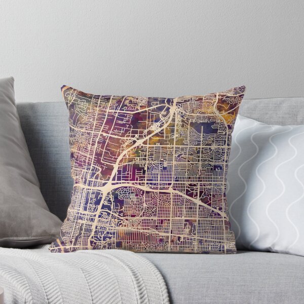 Item preview, Albuquerque New Mexico City Street Map designed and sold by ArtPrints.