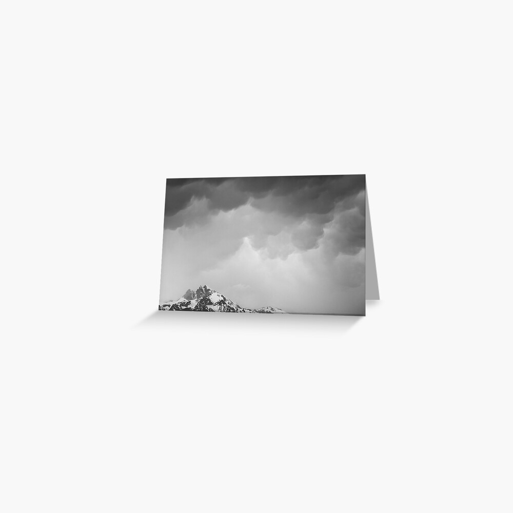 Mammatus Over Howling Wolf, The Tetons Greeting Card