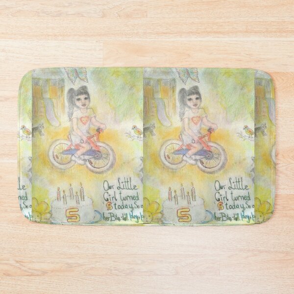 Item preview, *Our Little Girl turns 5 Today* designed and sold by MardiGCalero.