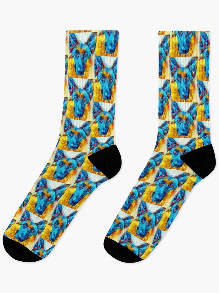 Thumbnail 1 of 5, Socks, German Shepherd 16 designed and sold by ChrisButler.