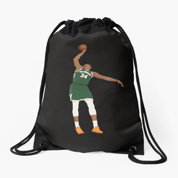Giannis Antetokounmpo The Greek Freak Milwaukee Bucks Drawstring Bag
