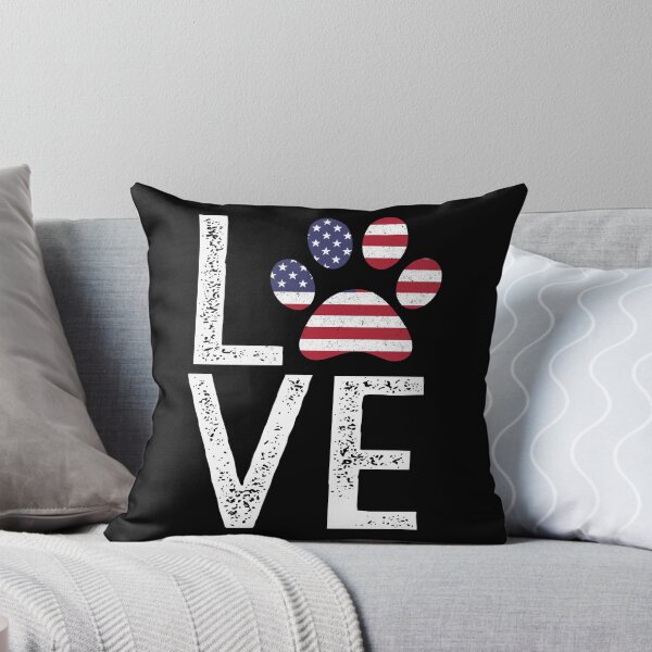 Item preview, Patriotic Love Paw Print American Flag Dog Owner design designed and sold by nikkidawn74.