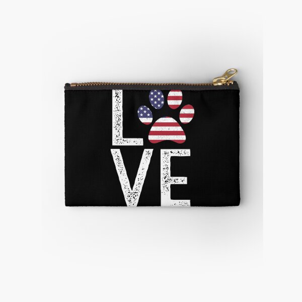 Item preview, Patriotic Love Paw Print American Flag Dog Owner design designed and sold by nikkidawn74.