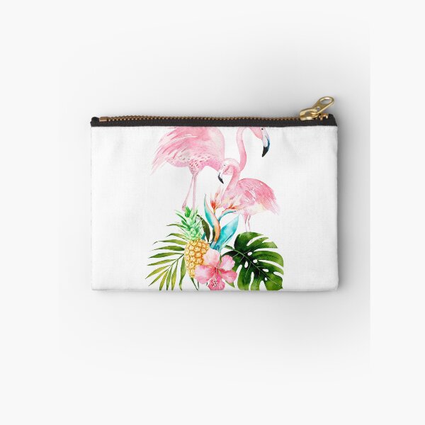 Item preview, Pink Flamingo + Tropical Foliage + Pinapples designed and sold by PixDezines.