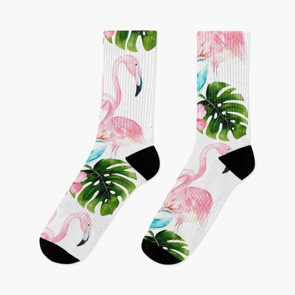 Item preview, Pink Flamingo + Tropical Foliage + Pinapples designed and sold by PixDezines.