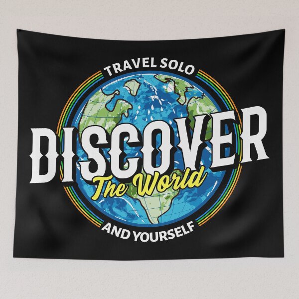 Item preview, Travel Solo Discover the world and yourself designed and sold by marosharaf.