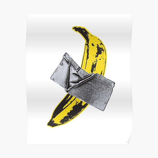 Duct Tape Banana Poster By Yit15 Redbubble - banana skin studios roblox