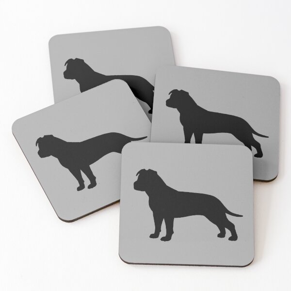 Item preview, American Staffordshire Terrier Silhouette(s) designed and sold by Jenn Inashvili.