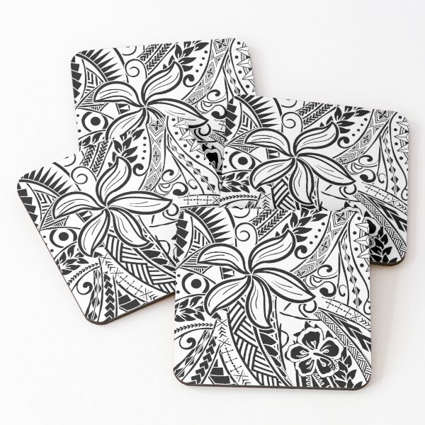 Item preview, Tribal Plumeria designed and sold by sunnthreads.