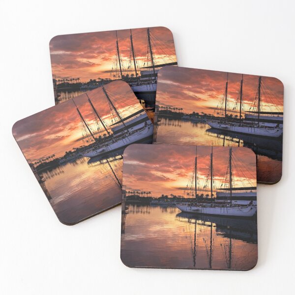 Item preview, Rainbow Harbor sunset (Long Beach) designed and sold by Art in Nature.