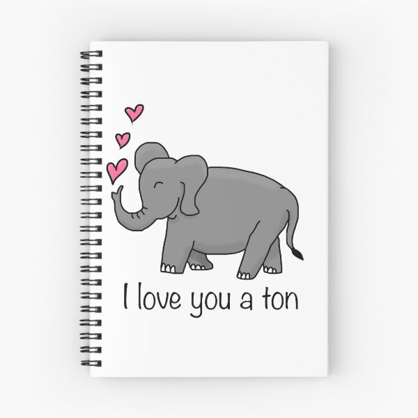 Item preview, I love you a ton designed and sold by cakecatscoffee.