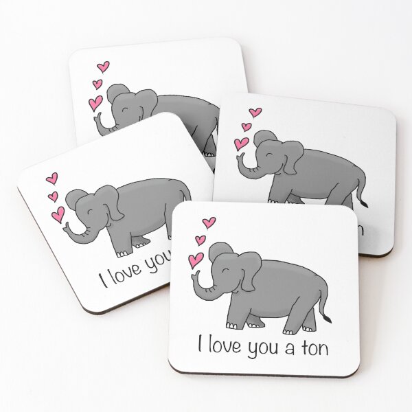 Item preview, I love you a ton designed and sold by cakecatscoffee.
