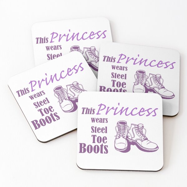 Item preview, This Princess wears steel toed boots - Purple designed and sold by KlickWitch.