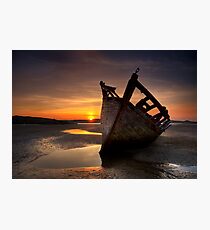 Wreck at Sunset • Bunbeg, Co Donegal Photographic Print