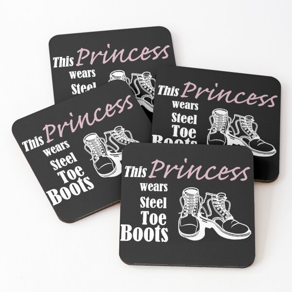 Item preview, This Princess wears steel toed boots - White designed and sold by KlickWitch.