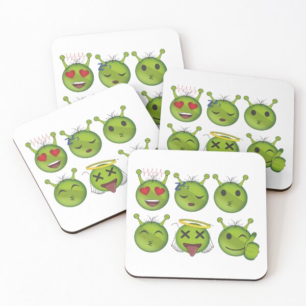 Item preview, alien emojis designed and sold by Animalhead.