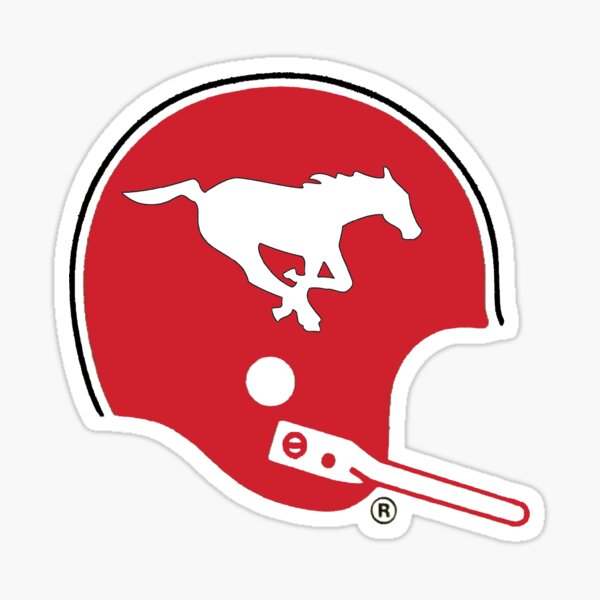 Item preview, Calgary Stampeders helmet throwback designed and sold by Henderson702.