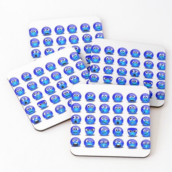 Item preview, funny blue emojis designed and sold by Animalhead.