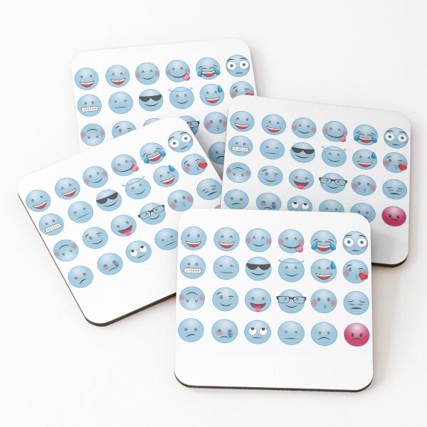 Item preview,  funny blue emojis designed and sold by Animalhead.
