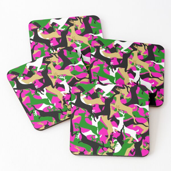 Item preview, Camouflage Deer ( Pink Background ) designed and sold by DewDropDesigns.
