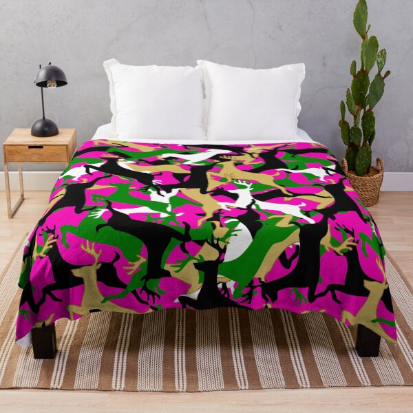 Item preview, Camouflage Deer ( Pink Background ) designed and sold by DewDropDesigns.