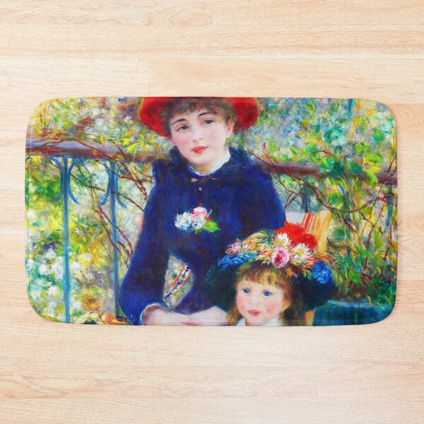 Item preview, Two Sisters On the Terrace - Pierre Auguste Renoir (Color Enhanced) designed and sold by HiPrincess.