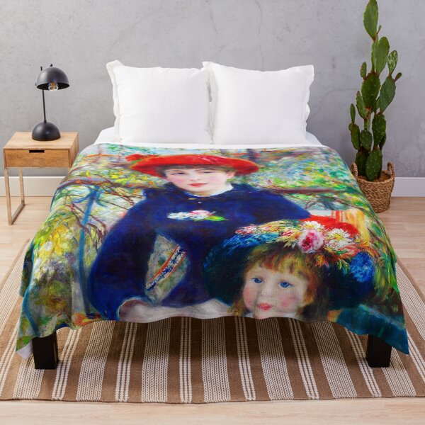 Item preview, Two Sisters On the Terrace - Pierre Auguste Renoir (Color Enhanced) designed and sold by HiPrincess.