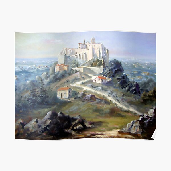 Convento Hieronimita em invocação a Nossa Senhora da Pena - Convento de São Jerónimo - Sintra - Portugal Poster