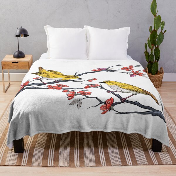 Item preview, Birds on cherry blossom tree. designed and sold by emphatic.