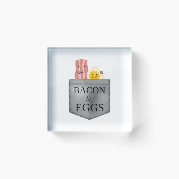 Item preview, bacon and eggs in pocket designed and sold by Animalhead.