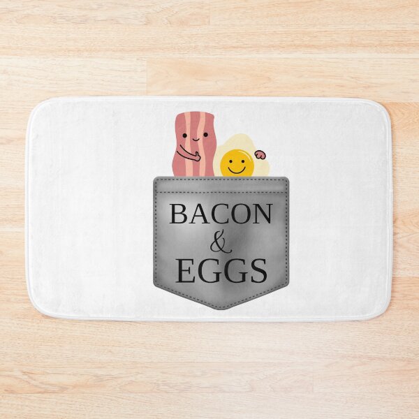 Item preview, bacon and eggs in pocket designed and sold by Animalhead.