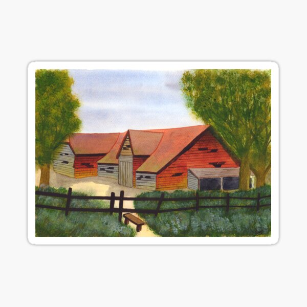 Item preview, Derelict Barn designed and sold by jamesknightsart.
