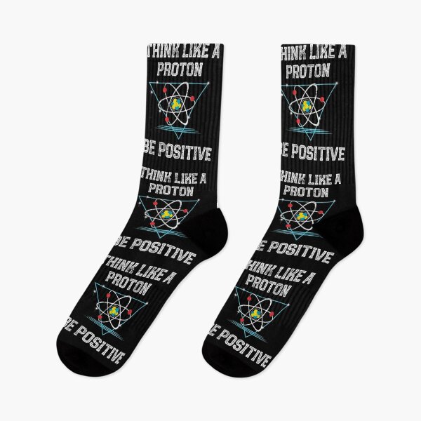 Item preview, Think Like A Proton Be Positive Quantum Physics Nerd Science design designed and sold by farhanhafeez.
