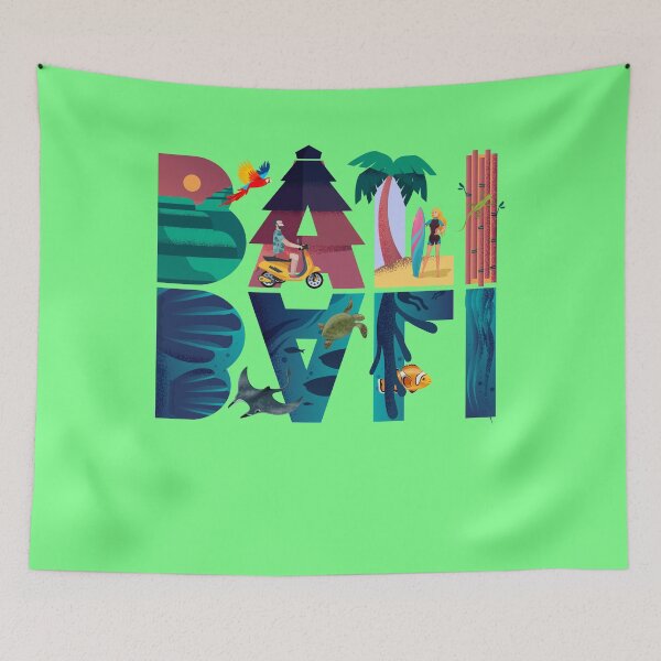 Item preview, Bali Indonesia Island Ocean Tropical Paradise Holiday Gift designed and sold by peter2art.
