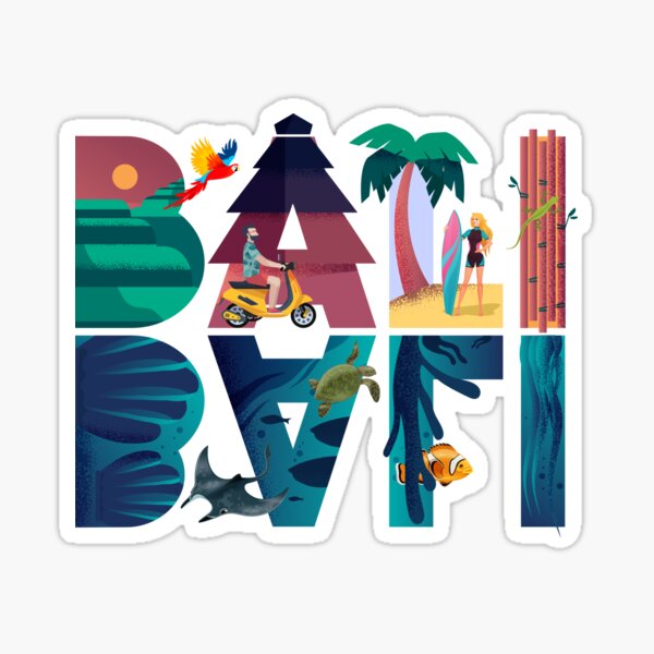 Aperçu de l'œuvre Bali Indonésie île paradis tropical vacances cadeau créée et vendue par peter2art.